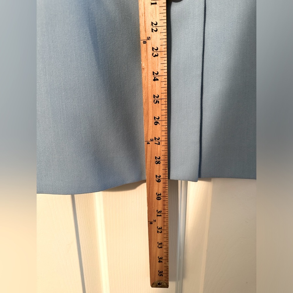 NWT Zara Sky Blue Double Breasted Fully Lined Blazer - Picture 6 of 16
